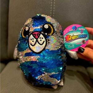 Shimmeez 8-Inch Reversible Sequin Seal Plush – Sparkling Fun for All Ages NWT